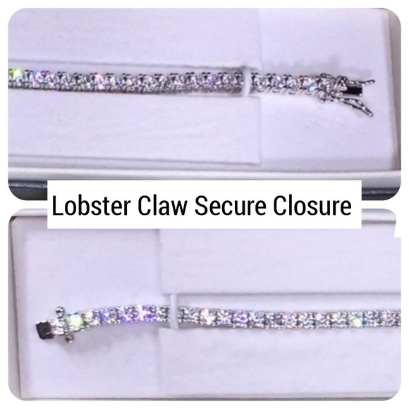 Tennis Bracelet | 5.20 CTTW CZ | Brilliant Cut NWT - Picture 4 of 7